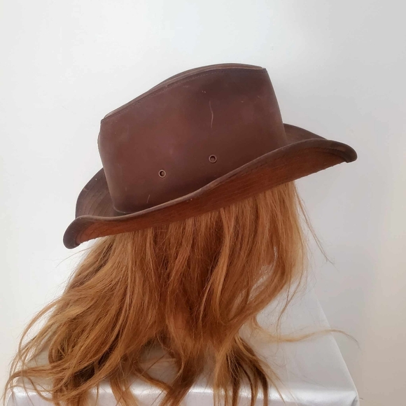 Henschel Full-Grain Leather Walker – Shapeable Brim with Black Band - Picture 4 of 6